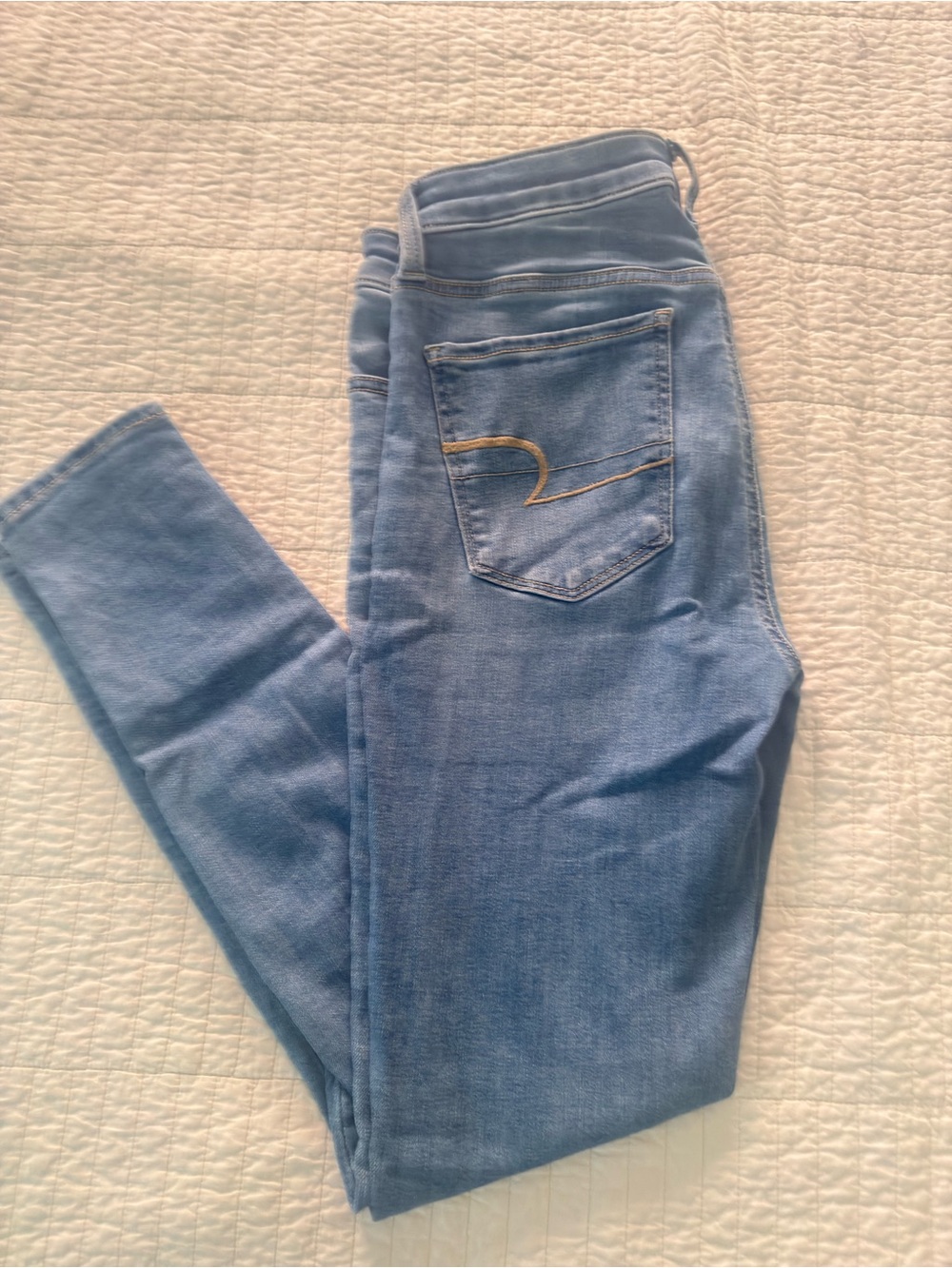 American Eagle Outfitters Light Blue Skinny Jeans - Slim Fit